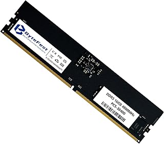 ذاكرة RAM DDR5 سعة 16GB بتردد 4800MHz PC5-38400 CL40 UDIMM بجهد 1.1 فولت و288 دبوس متوافقة مع اي سي سي من بايت فيست