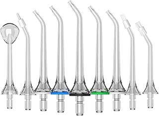 9 قطع من فوهات بديلة لجهاز تنظيف الأسنان بالماء Y208 فقط من فيمك