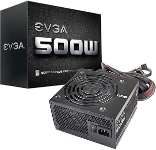 مزود طاقة 500 W1 80 بلس أبيض 500 واط من إيفجا (100-W1-0500-KR)