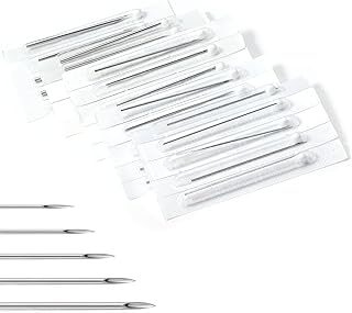 Tvalccoy Piercing Needles, Piercing Needle, Ear Piercing Needles, Ear Piercing Kit Needle, Nose Piercing Needles, Piercing Needle Kit, Needle Piercing Kit, Ear Piercing Needle Kit