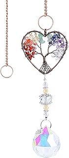 Mayoii Healing Crystal Stone Tree of Life for Windows,Crystal Gifts For Women,Tree of Life Tandem Natural Quartz Gemstone Pendant, Spiritual Gifts for Women,Crystal Gifts,Chakra Gifts