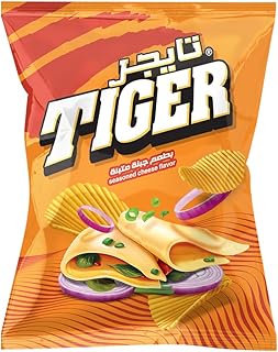 Tiger Seasoned Cheese Flavor Potato Chips Jumbo Pack 100 gm