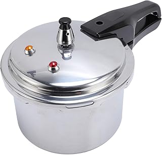 Stainless Steel Pressure Cooker,Explosion-Proof Pressure Canner, Large Capacity Pressure Cooker Pot Compatible with Gas & Induction Cooker (22CM/5L)