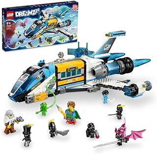 مجموعة لعبة حافلة فضاء الأستاذ أوز 71460 من LEGO DREAMZzz‎؛ يمكن للأطفال بعمر +9 بناء حافلة مدرسية بطريقتين (878 قطعة)