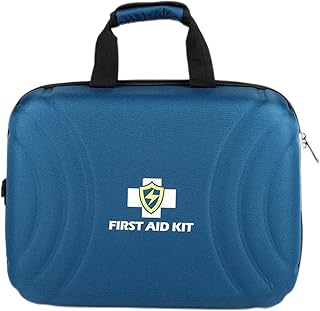 Portable Multifunctional First Aid Kit, Outdoor Travel Emergency Kit, Earthquake Disaster Relief Medical Rescue Kit-Only Bag(Blue)