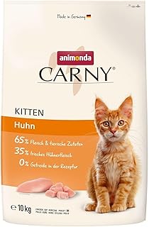 Animonda Carny Cat Dry Food Kitten with Chicken (1 x 10 kg), Grain and Sugar-Free Dry Food for Adult Cats