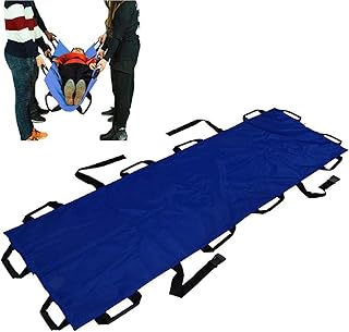 Portable Stretcher, Folding Soft Stretcher Hospital Medical Stretcher Patient Lifter Transfer Board Lightweight Heavy Duty Travel Size Patient Transport