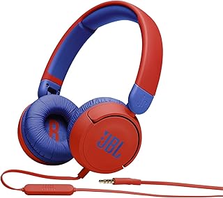 سماعات بتصميم فوق الاذن من جي بي ال، موديل JR310RED - بلون احمر، بمقاس S، سلكي، JBL جيه ار 310 ريد