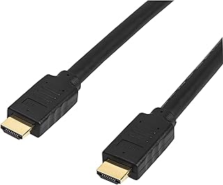 ستارتيك. كيبل HDMI 2.0 بطول 50 قدم (15 متر) من كوم - كيبل HDMI نشط 4K 60Hz - تصنيف CL2 للتركيب في الحائط - كيبل HDMI UHD عالي السرعة - HDR 18Gbps - سلك ذكر الى ذكر - اسود (HD2MM15MA)