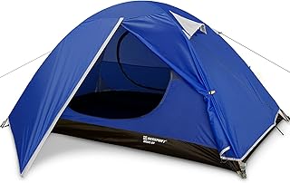 Bessport Camping Tent 1&4 Person Tent Waterproof Two Doors Tent Easy Setup Lightweight for Outdoor, Hiking Mountaineering Travel