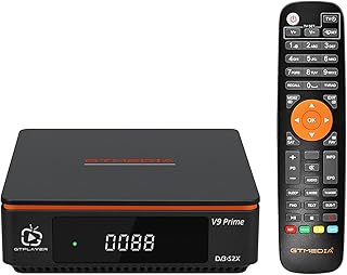 جهاز استقبال اشارة V9 برايم LA DVB-S/S2/S2X يدعم اي كيه اس البرازيل، فتحة بطاقة CA مدمجة 2.4G واي فاي H.265، مستقبل اشارة التلفزيون الرقمي من زيلو