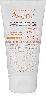 كريم معدني فائق الحماية بعامل وقاية من الشمس SPF50 بلس افين 50 مل لنوع البشرةحساسة SPF 50.0 ملليلتر