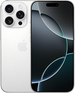 Apple iPhone 16 Pro‏ (256‎ GB) - تيتانيوم أبيض