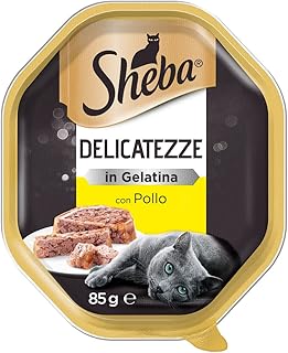 Sheba Delicatezze in Jelly Trancetti Cat Food with Chicken 85 g - 22 Bowls