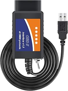 او بي دي مونستر محول USB ELM327 FORScan OBD2 لنظام التشغيل ويندوز، ماسح ضوئي ELMconfig مع مفتاح MS CAN/HS للسيارة والشاحنات الخفيفة F150 F250، التشخيص على ويندوز مع رقاقة V1.5 PIC18F25K80