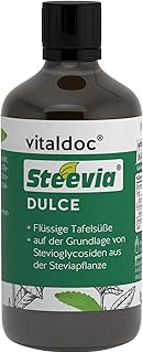 GESUND & Leben Vitaldoc Steevia DULCE 100 ml Liquid Extract, Calorie Free, Alcohol-free, Based on Steviol Glycosides from the Stevia Plant