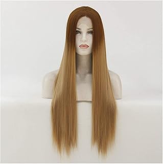 Wigs The New European and Fashion Long Straight Curly Hair Natural Appearance Heat-Resistant Fiber Synthetic Wig(16 Inches)