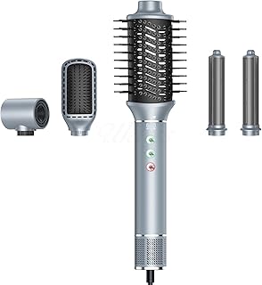 مجموعة مجفف شعر اير ستايلر 5 في 1 من زد سي تي باي نظام تجفيف عالي السرعة فرشاة هواء ساخن مشط فرد الشعر عصا تمويج الكهربائي دي 1400.0 واط
