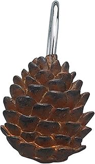 خطافات ستارة حمام Pinecone من Park Designs (مجموعة من 12)