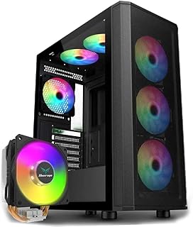 كمبيوتر العاب ثيرمو الجيل 12 12400F، بطاقة فيديو RTX 3050، ذاكرة 16GB، 1TB M.2 ويندوز 10 برو، تجميعه بي سي قيمنق، gddr6، pci_e