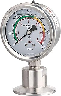 ملحقات معدات صغيرة مقياس ضغط 1.5 بوصة من تايوت (اللون: 0 0.6 ميجا باسكال)
