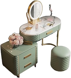 Dressing Table Marble Dresser Storage Cabinet Bedroom Simple Makeup Table Green Mirror Side Cabinet With Drawer Frame Dressing Table Dressing Table With Mirror