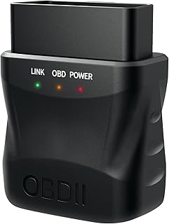 ماسح ضوئي OBD2 بلوتوث لنظام iOS وايفون واندرويد، قارئ OBDII للسيارة لمسح رموز الخطأ، أداة ماسح ضوئي للسيارة لتشخيص أعطال السيارات طراز عام 1996 والسيارات الأحدث