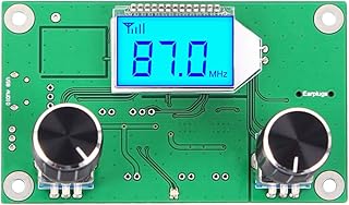 اي اس وحدة استقبال راديو اف ام رقمي لاسلكي بشاشة LCD DSP PLL 76.0MHz-108.0MHz من اي سي ستيشن