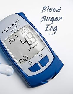 Blood Sugar Log: Blood Glucose Monitor - Diabetes Tracker - Diabetics Log Book - Blood Sugar Level Monitor - Diabetes Journal