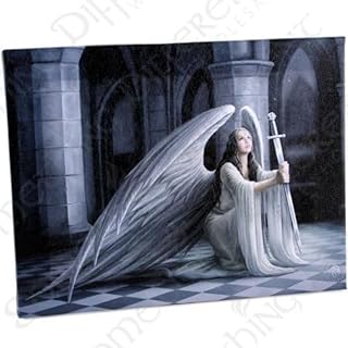 لوحة قماشية من ANNE STOKES WP_33123 | The Blessing 19x25 | قطعة واحدة، متعدد الألوان