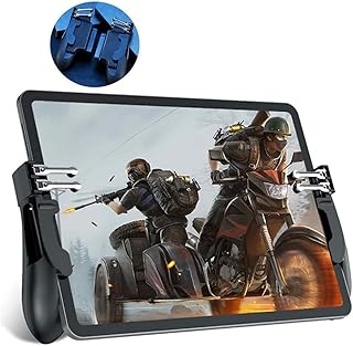 Aputue Game Controller for Tablets, Mobile Game Controller, Mobile Game Pad Controller for Tablet and Smartphones, Mobile Controller Six Finger Gamepad for PUBG/Knives Out Call of Duty