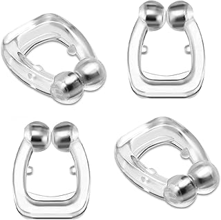 Anti Snoring Nose Clip, 7 Pieces, Better Breathing for Quiet Sleep, Reusable Snoring to Prevent Nose Clip