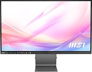 MSI موديرن MD271UL, 27 انش، 3840 × 2160 UHD، IPS، 60 هرتز، 4 مللي ثانية، منفذ HDMI، دي بي، USB C، إمالة، - ام اس اي، 3840 x 2160، فضي، LCD