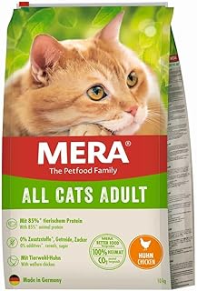 MERA Cats Chicken (10 kg), Dry Cat Food for Adult Cats, Grain-Free & Sustainable, with High Meat Content