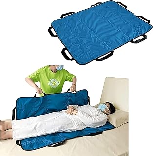 Slide Sheets With 8 Handles, Reusable Positioning Pad Draw Sheet Patient Transfer Board Belts For Turning, Lifting & Repositioning Transfer Sheet For Patients