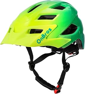 Kids Bike Helmet,OnBros Kids Helmet For Ages 5-8-11-14 Years Boys and Girls,Bicycle Helmet Kids With Visor Adjustable,Bicycle Scooter Skating Cycle Helmet 50-57cm