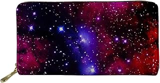 HUGS IDEA Galaxy Pattern Women Long Wallet PU Leather Clutch Bags