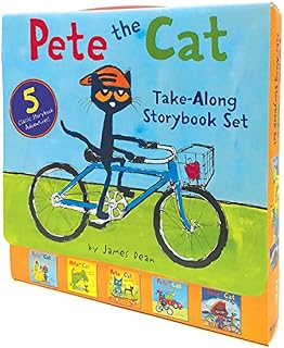 Pete the cat take-along storybook set: 5-book 8x8 set