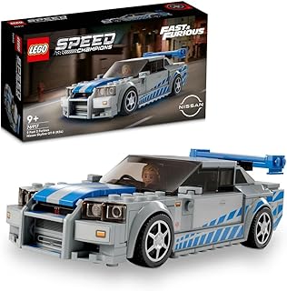 مجموعة ‎2 Fast 2 Furious Nissan Skyline GT-R (R34) رقم 76917 من LEGO Speed Champions؛ نموذج سيارة السباق للأطفال الذين تبلغ أعمارهم 9 سنوات أو أكثر (319 قطعة)