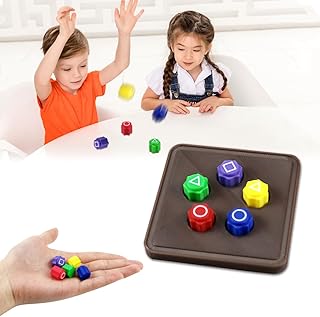 UptVin for Gonggi Korean Game, for Gonggi Stones Traditional Play Game, Mini Five Stones for Gonggi Jack Stone Pebbles Set, Classic Hand-Eye Coordination Fun, for Squid TV Fans, Family Activity