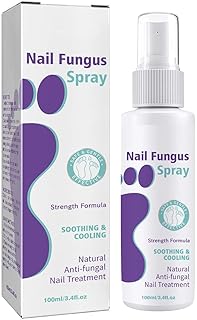 Azonee Nail Repair Spray, Advanced Foot and Nail Spray for Yellowing, Thickening, and Ingrown Nail Treatment, Nail Strengthener for Brittle, Cracked, and Discolored Nails