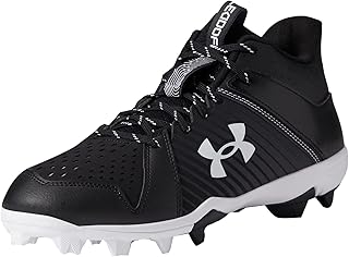 حذاء من اندر ارمور بيسبول رجالي Leadoff Mid Rubber Molded Baseball Cleat