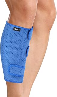 Calf Bandage Muscle Fibre Tear, Calf Bandage Adjustable Leg Guards, Breathable Shin Pads with Velcro Fastening, Adjustable Calf Support, Compression Calf Bandage