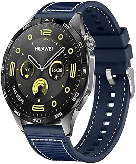 ZoRoll 22 mm Strap for Huawei Watch GT4 46 mm/Watch 4 Pro 48 mm/Watch 4 46 mm/Ultimate/Buds, Adjustable Braided Nylon Silicone Replacement Strap for Huawei Watch GT 3 Pro 46 mm/GT 3 46 mm