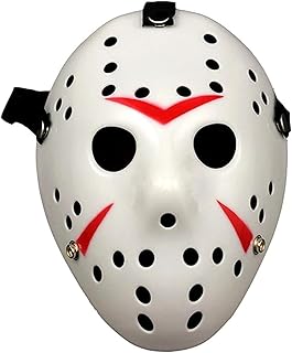 JOYFISCO Halloween Mask Horror Hockey Mask Halloween Masquerade Party Cosplay Prop Costume Mask