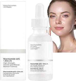 10% Niacinamide Serum + 1% Zinc Serum,Niacinamide Face Serum,Moisturiser Face,Face Serum,Minimises Pore,Anti Aging Serum for Face,Brightening Serum, Tackles Blemishes, Niacinamide Brightening Toner