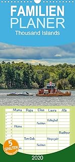 Thousand Islands 2020 - Familienplaner hoch (Wandkalender 2020 , 21 cm x 45 cm, hoch): Thousand Islands - Inseln zwischen USA und Kanada (Monatskalender, 14 Seiten )