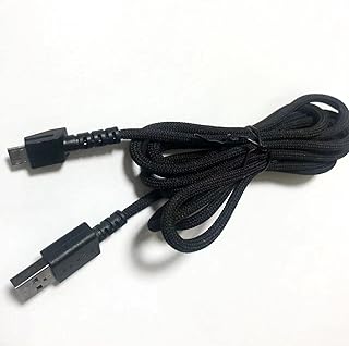 كيبل شحن USB لماوس الالعاب اللاسلكي ريزر ديث ادر في 2 برو وبازيليسك ورازر فايبر التيميت هايبر سبيد أخف ماوس العاب لاسلكي، لحاسوب شخصي