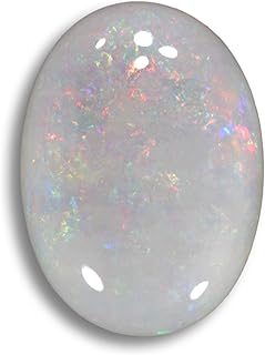 GEMSJEWELS, Natural Lab-Certified 5.25 to 5.50 Ratti Natural Oval Shape A+ Quality Astrological Australian Fire Opal Loose Gemstone, Natural Australian Fire Opal Loose Gemstone, Opal, Natural, Natural