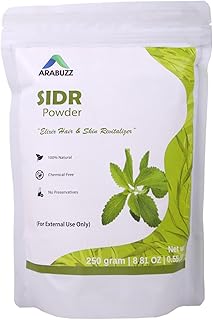 ARABUZZ Organic Sidr Leaves Powder for Hair & Skin - Premium Natural Cleanser & Conditioner with Mucilages and Saponins